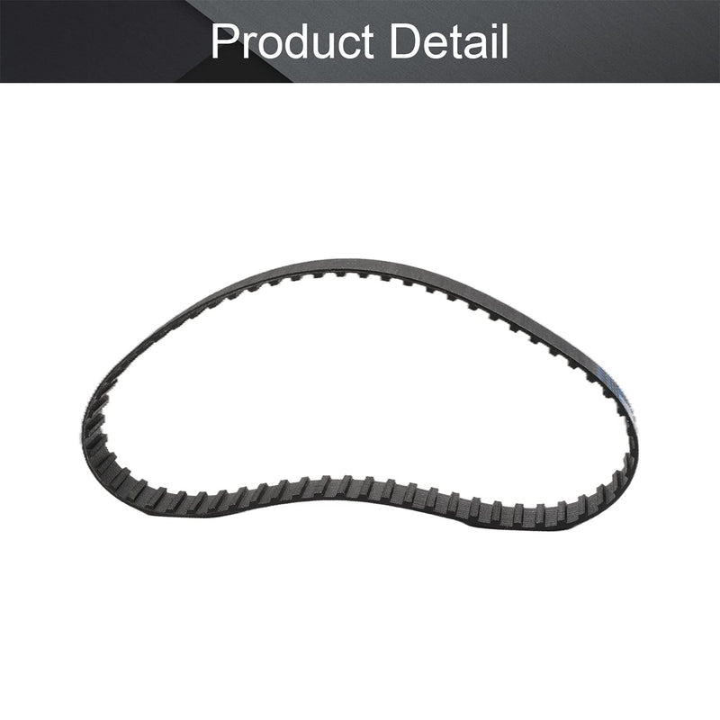 Fielect 1Pcs 225L Timing Belt Power Grip Cogged Toothed Timing Belt Black Rubber 571.5mm Length 25mm Width 60 Teeth 9.525mm Pitch