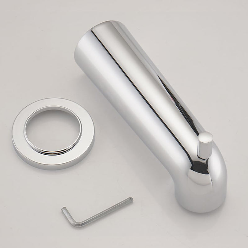 7 Inch Slip on Bathtub Spout with Diverter, Compatible with Moen 3839/3853,Extra Long Diverter Tub Spout Fits 1/2" Copper Tube(5/8" Diameter),Chrome Chrome