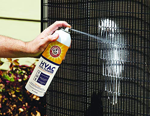 Arm & Hammer Biodegradable HVAC and Air Conditioner Coil Cleaner Foam Aerosol Spray, 19 fl. oz, AHCC-19 by Diversitech 19 Fl Oz (Pack of 1)