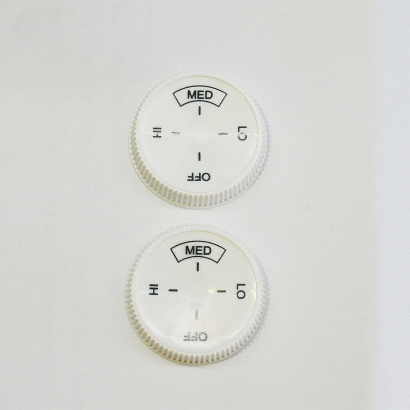 2PCS Baseboard Heater Thermostat Temperature Control Dial Knob Replacement, Baseboard Heater Knob, Wall Heater Board Knob, White