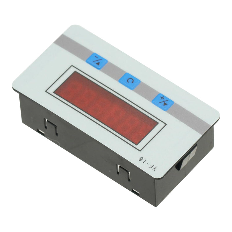 Mini LED Digital Counter Module DC/AC7V~27V Electronic Totalizer with NPN and PNP Signal Interface 1~999999 Times Counting Range