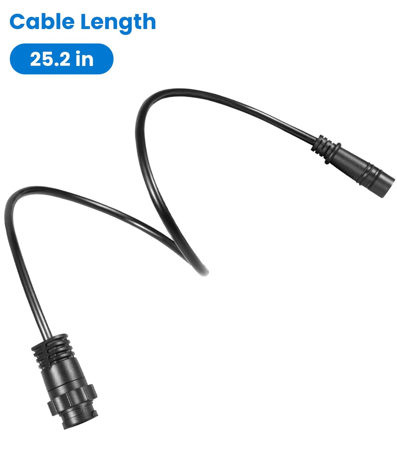 000-14068-001 7-Pin to 8-Pin Transducer Adapter Cable Compatible with Lowrance Hook2, Hook Reveal & Simrad Cruise Series, Sonar Converter Extension Cord for Fishfinder Chartplotter Marine Accessories