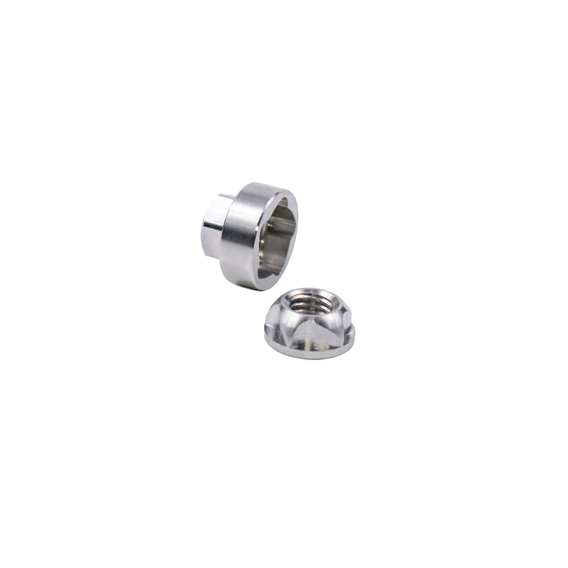 1/4-20 304 Stainless Steel Anti-Theft Locking Nuts 20TPI Security Hardware Kit for Mountain Bike Awning Car Accessories for Styling Light Bar Safety,(4 Lock+ 1 Key) 1/4-20