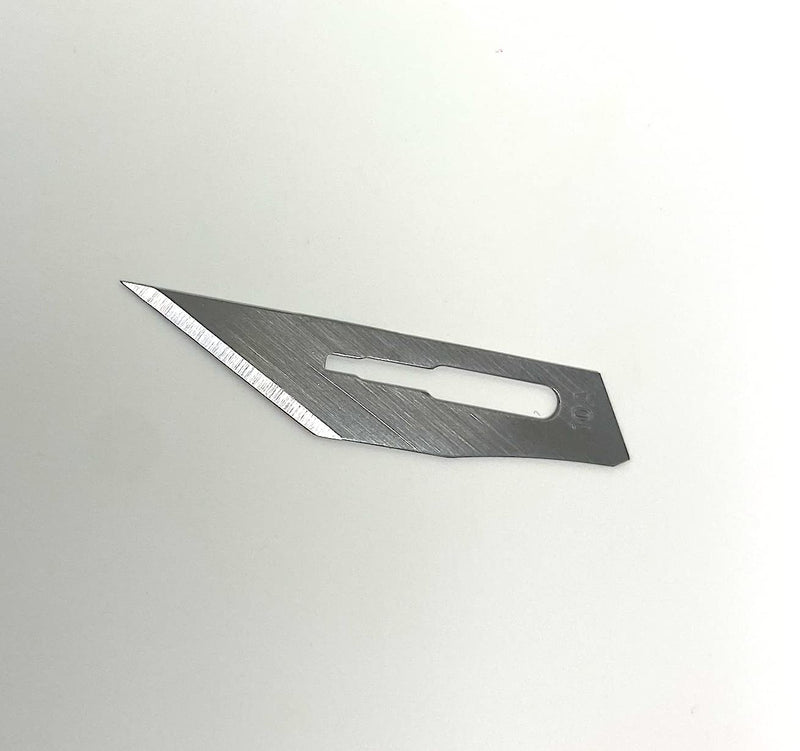 Disposable Surgical Scalpel Blades Sterile High Grade Carbon Steel 2.1% 10xx Individually Foil Wrapped by P&P MEDICAL SURGICAL Size 10A Box of 100
