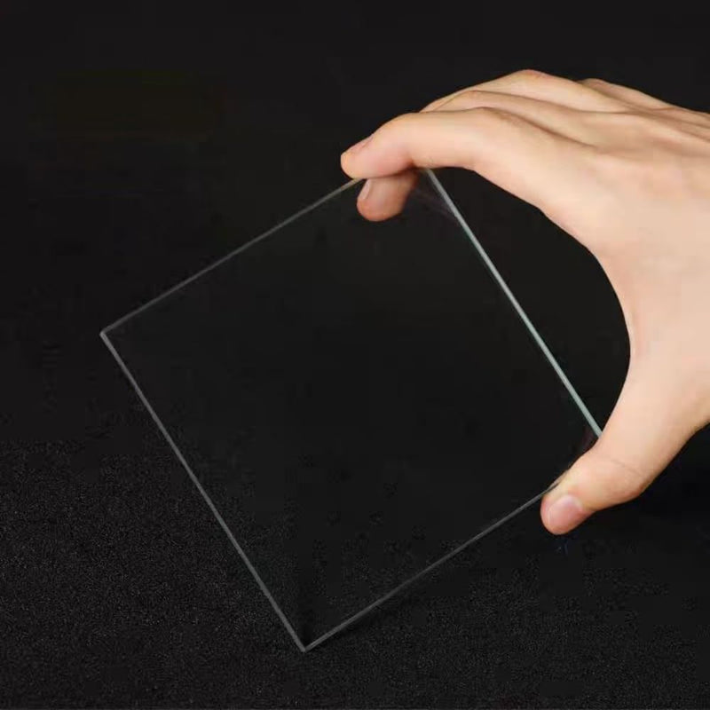 100 x 100 x 1 mm Optical Glasses Squares (2 Pieces),Quartz Glass,Fused Quartz Plates,Fused Silica Glass,Quartz Glass Sheet for Laboratories and Industrial Use(Laboratory UV-Vis Grade) 2