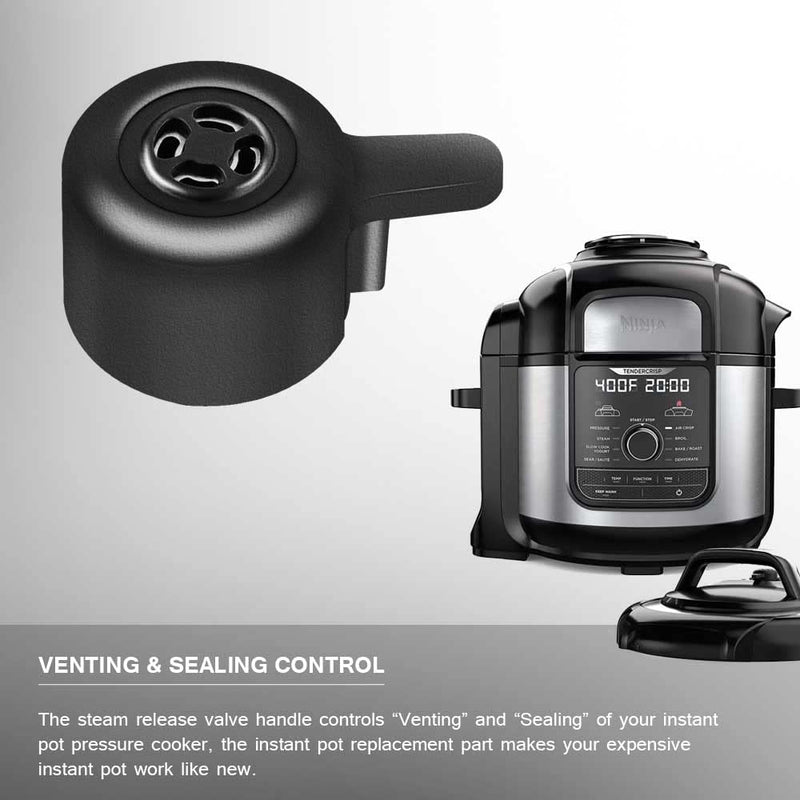 Steam Release Valve Handle for Ninja Foodi OP401/OP301 6.5, 8 Quart, Ninja Foodi Pressure Cooker Replacement Valve Part Accessories (For Ninja Foodi)