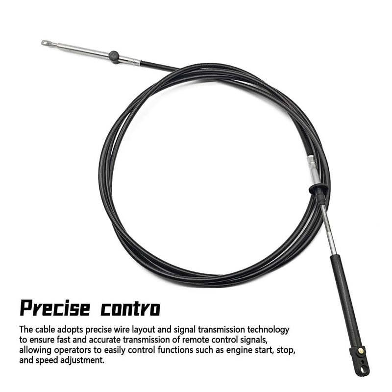 173112 Throttle Shift Remote Control Cable Replace 0173112 12FT Fit for Johnson Fit for Evinrude Fit for BRP Outboard Marine Engine