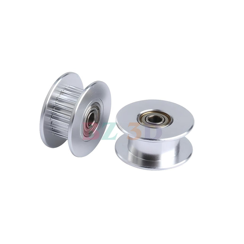 GT2 Idler Pulley 20 Teeth Bore 5mm Width 6mm 20T GT2 Idler 5mm for 3D Printer 6mm Width GT2 Timing Belt.(10pcs) GT2 Idler 6mm Width 20 Tooth Bore 5mm