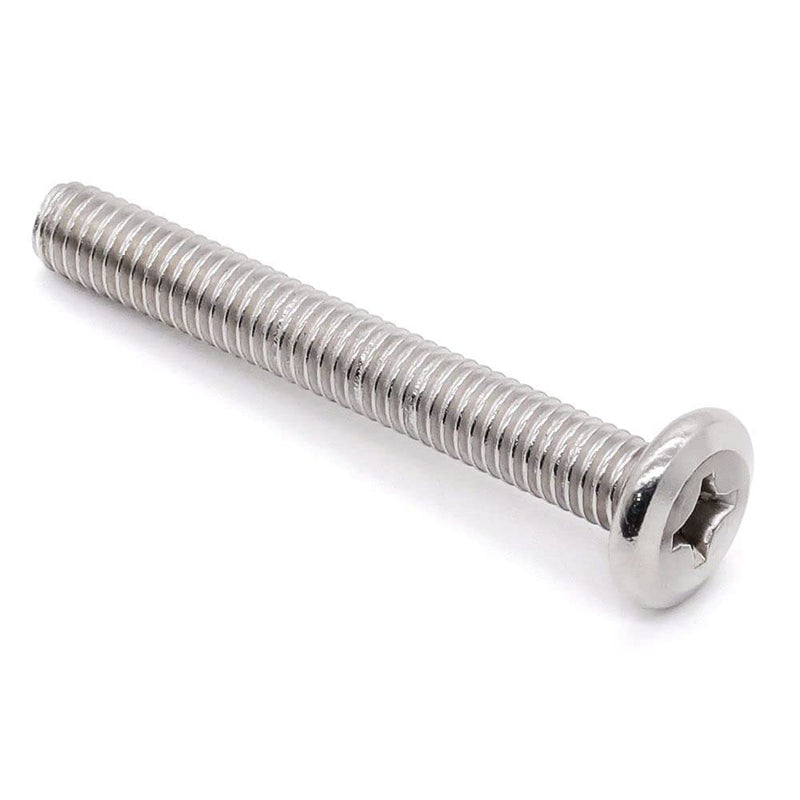 Glvaner (20 pcs) M6-1.0 x 60mm Binding Screws, Flat Round Head Phillips Drive Machine Screw 304 Stainless Steel 18-8 Full Thread, Furniture Screw Connection Bolt Screw 20