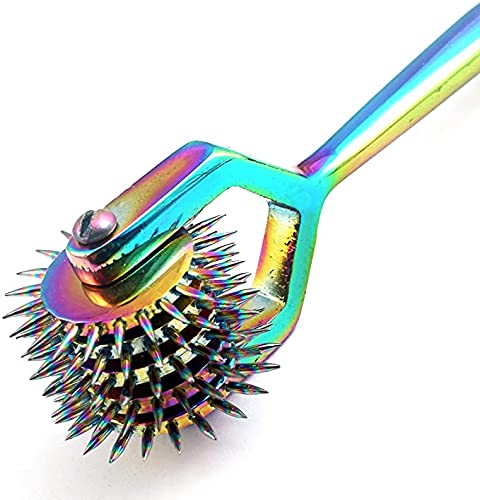 Wartenberg Neuro Pinwheel Stainless Steel 5 Head Diagnostic Instrument Pin Wheel - Multi Color Rainbow