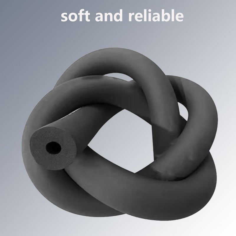 Pipe Insulation Foam Tube 1/4 inch,- 6FT 1/4" Foam Tubing for for Indoor Outdoor Plumbing Pipe, AC Unit, Guitar Stands (1/4"ID X 3/8"OD-6Ft) 1/4"ID X 3/8"OD-6Ft