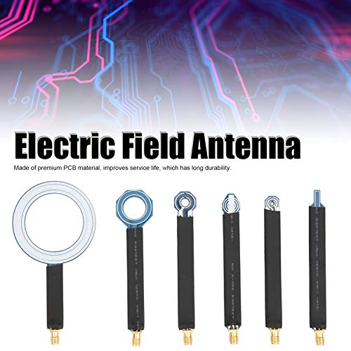 6Pcs PCB Near‑Field Magnetic Field Probe, EMC EMI Near Field Probes Set with Storage Box, SMA Female Conduction Radiation Antenna for Locate and Identify Potential Sources of