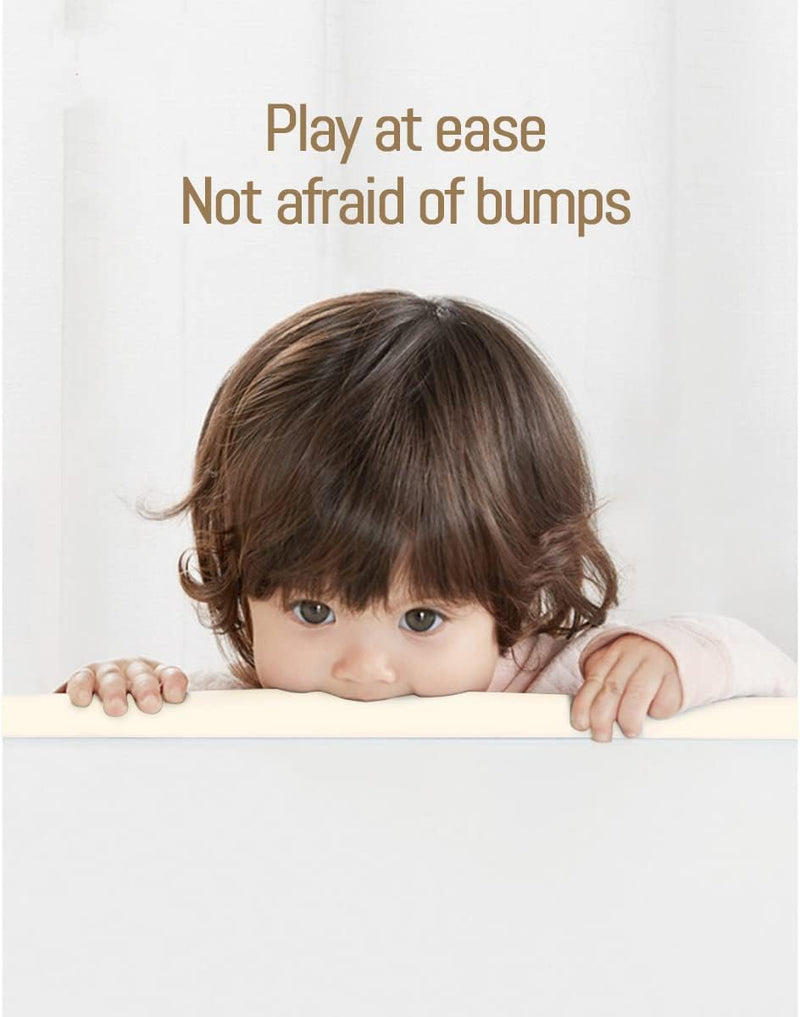 KidKusion Safety Corner Cushion; 4 Pack Black; Child Proofing Corner Guard; Made in USA; Child Safety, Home Furniture Safety Bumper, Baby Proof Table Protector