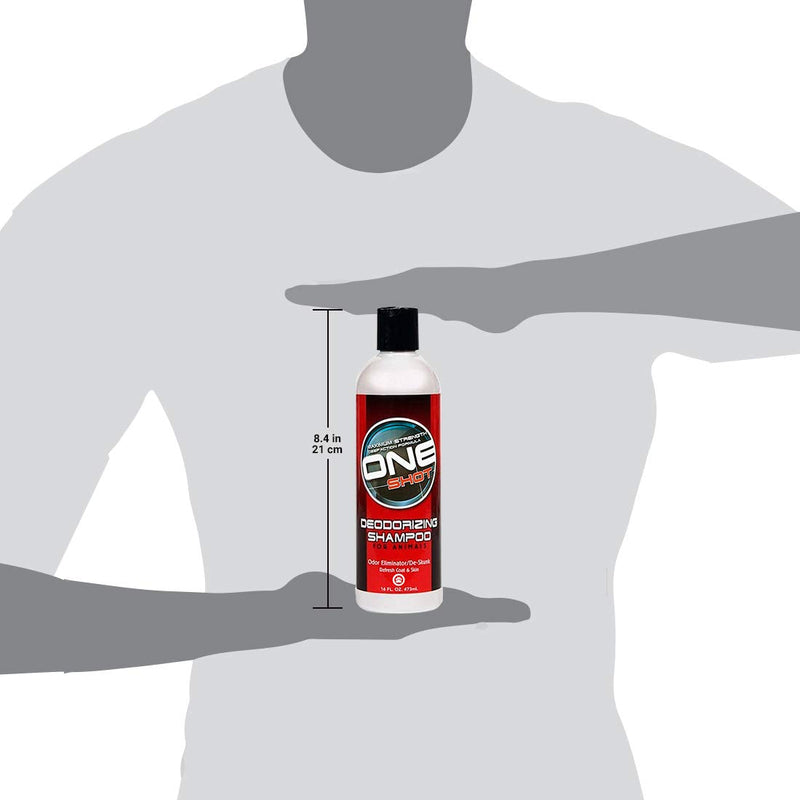 Best Shot One Shot Deodorizing Shampoo, Coat and Skincare Product for Dogs, Cats, and Horses, Eliminates Foul Odors, De-Skunk, Ready-to-Use, 16 Oz. - PawsPlanet Australia