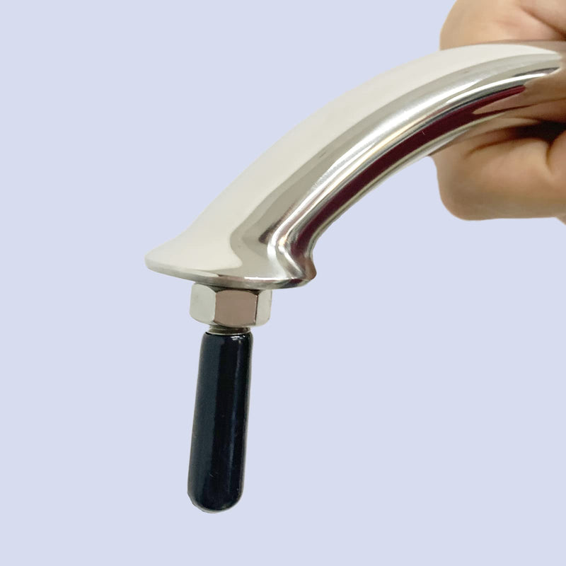 Stainless Steel Handle Handlebar Handles, Marine Hardware for Multipurpose, Mirror Finish Double End Studs (2 Pack)