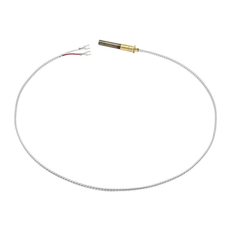 Q313A 750mV Thermopile Generato, 36" Universal Replacement Thermopile for Gas Water Heater, Fireplace/Gas Oven/Fryer, 750 Millivolt Thermal Couple Pilot Assembly (2/Pack) 36" (2/Pack)