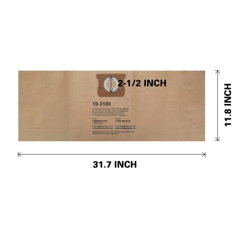 alton enterprises limited Stanley 19-3100 5-8 Gallon Disposable Filter Bag for Wet/Dry Vacuums,(Pack of 3)