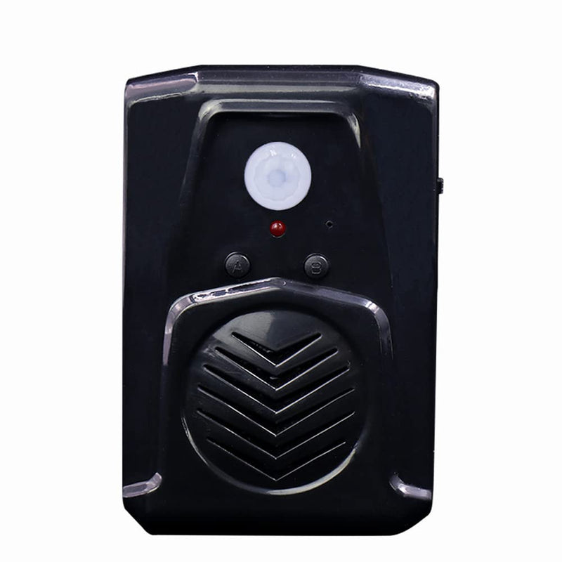 PIR Motion Sensor Activated Sound Player Speaker with USB Cable, Download Your own MP3 Audio Files to Play Speech, Music or Sound Effects (Black) Black