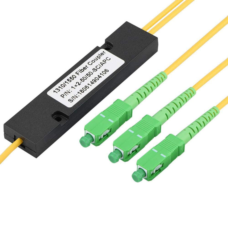 Zopsc Fiber Optical Pigtail SC 1X2 PLC Singlemode Fiber Optical Splitter SC/APC for CATV FTTH FOS