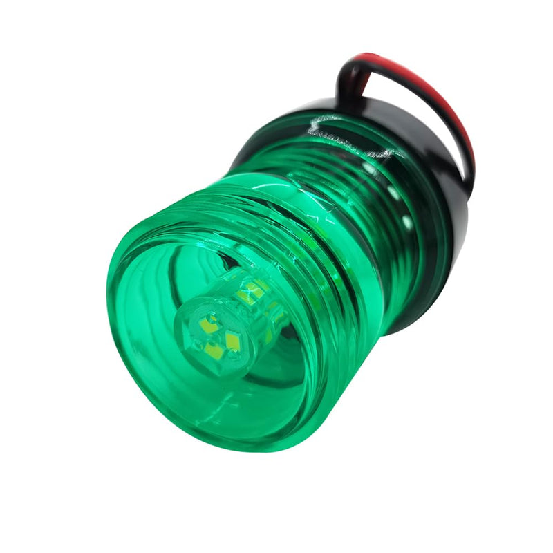 ISURE MARINE Boat Yacht Navigation Anchor Lights All Round 360° Green 12V LED Daylight Waterproof Signal Lights