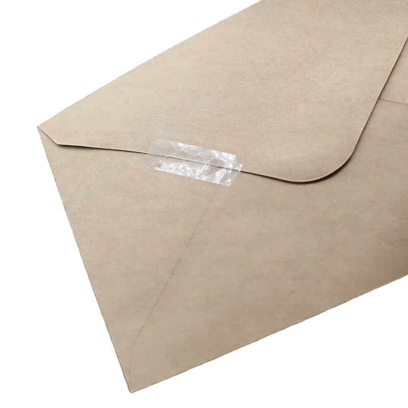 InStockLabels Ultra-Clear Seal Stickers, 500 Tamper Resistant Labels, Adhesive Security Seals, 0.5" x 1.5", Transparent Stickers for Packaging, Mailing, Retail, Food Containers & Shipping