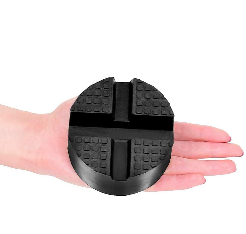 DEDC Floor Jack Pad,Universal Thickened Rubber Pinch Weld Jack Adapter Pad/Puck, Car Lift Frame Rail Protection Accessories -1 Pc 1 PC