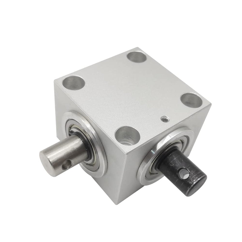 1:1 Right Angle Tapered Bevel Gearbox 1.5 Module 20 Teeth 90° Angle Drive Steering Gear Device Simple Mechanical DIY Module with 15mm Shaft Radial Mounting 1 Output Shaft