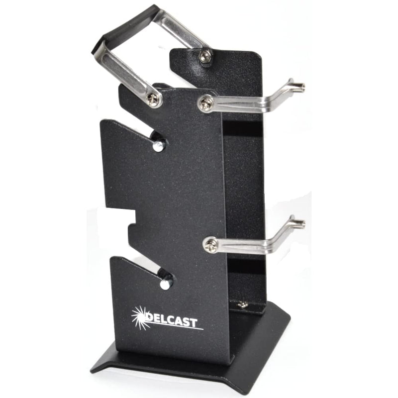 Delcast Dual Solder Dispenser Wire Spool Holder Metal Stand Dual Solder Reel