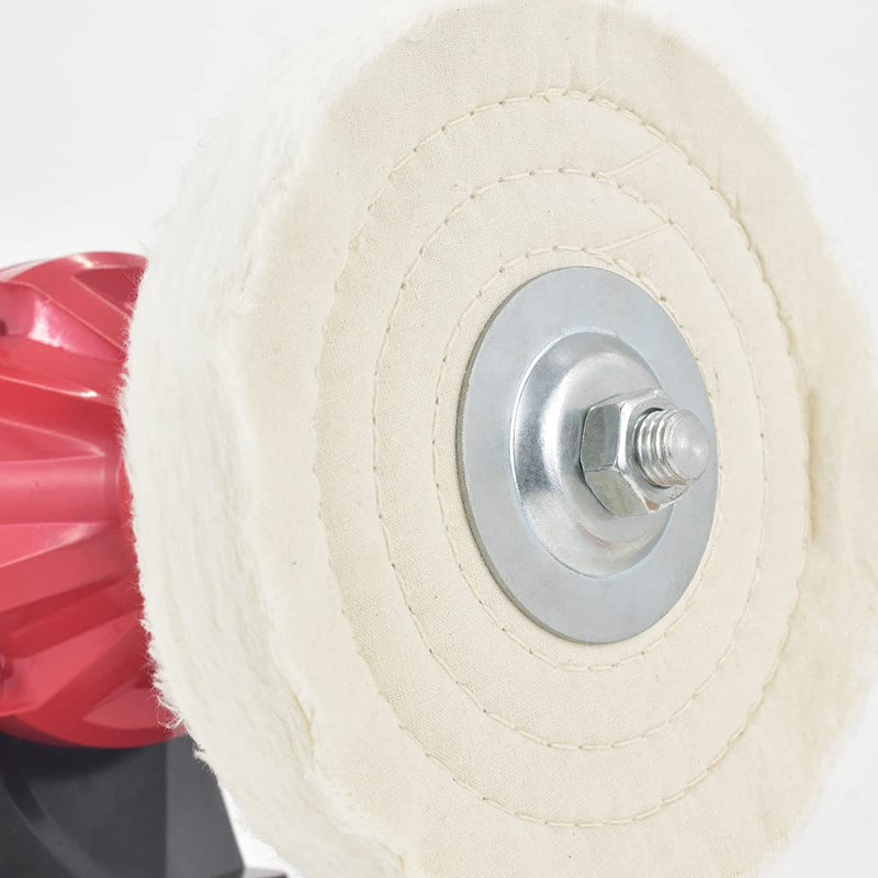 Bench Grinder Arbor Washer/Flange 1set OD2-1/10'' x ID 1/2'' & 1set OD3-1/10'' x ID 5/8'' for Grinding/Wire Wheel,2 Sets