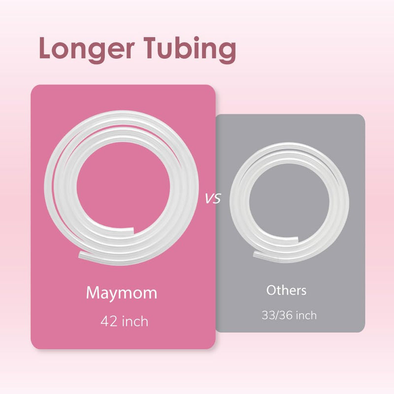 Maymom Pump Parts Dubill Valve Tubing Compatible with Spectra S1 S2 Pump Not Original Spectra Replacement Pump Part Tubing Duckbill Valve