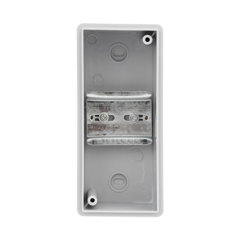 2 Way Circuit Breaker MCB Distribution Protection Box with DIN Rail, IP65 Waterproof,for Indoor and Outdoor 2Way | 60x95x125 MM HT