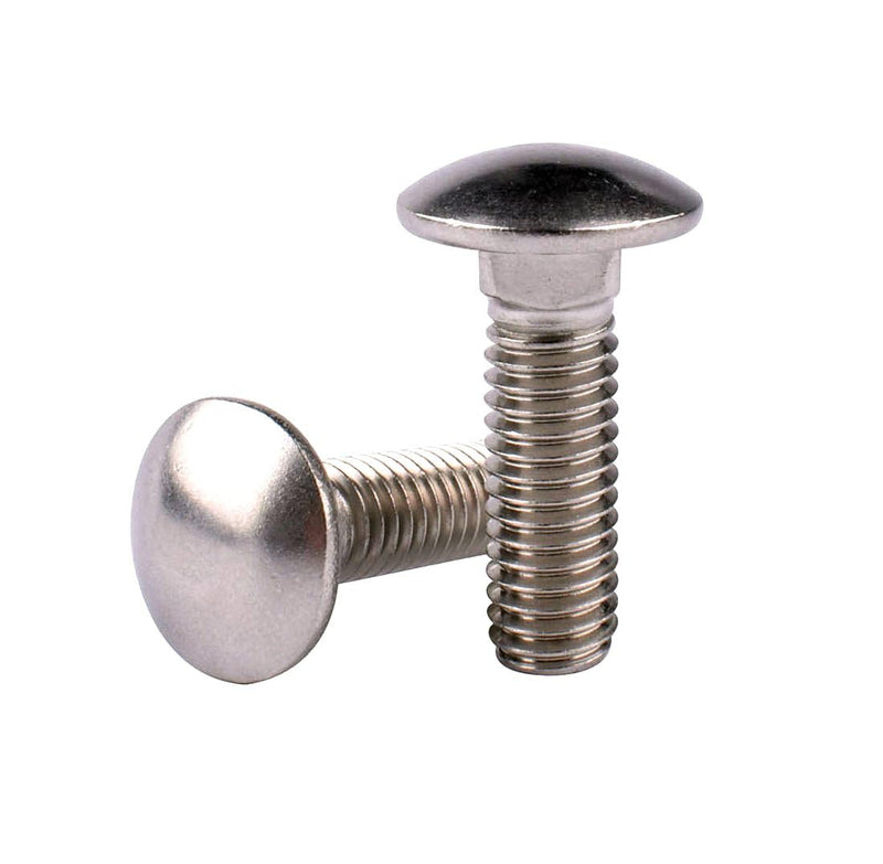 1/2-13 x 1" Carriage Bolts Screws, 18-8 Stainless Steel 304, Round Head, Square Neck, UNC Fully Machine Coarse Threaded,5Pcs 1/2-13 x 1" (5 PCS)