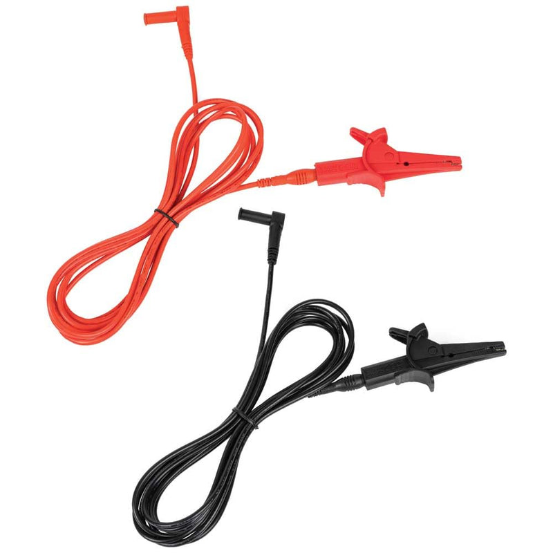 Klein Tools 69367 Alligator Clip Test Leads, Heavy-Duty Banana Plug Replacement Leads, 10-Foot