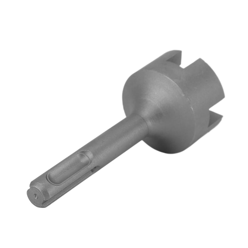 Ground Rod Driver Bits Socket Steel Easy Install Sturdy Light Weight Drill Tools for SDS Plus Hammer Drill (Cross)