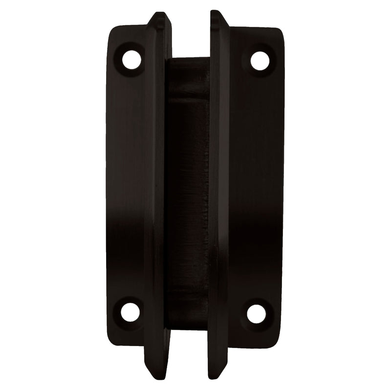 CRL Pinnacle 037 Series Oil Rub Bronze Wall Mount Full Back Plate Standard Hinge