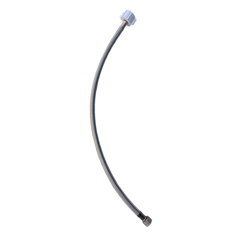 3/8 to 7/8 Toilet Supply Line, Stainless Steel Toilet Connector Hose 16 inch for Tank Toilet Supply Hose Extension replacement 16in
