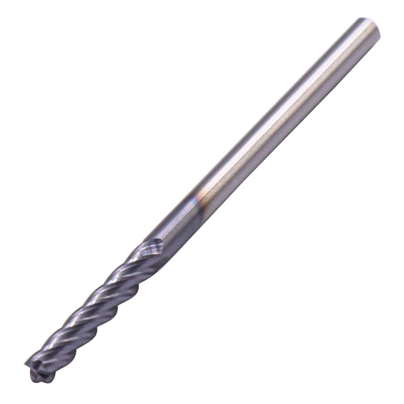 BestParts 5Pcs 1/8" 4 Flute Solid Carbide Long Square End Mill AlTiN Coated | 30 Degree Helix, 1/8" Cutting Diameter, 1/8" Shank Diameter, 3/4" Length of Cut, 2-1/4" Overall Length 1/8" x 3/4" x 2-1/4" 5