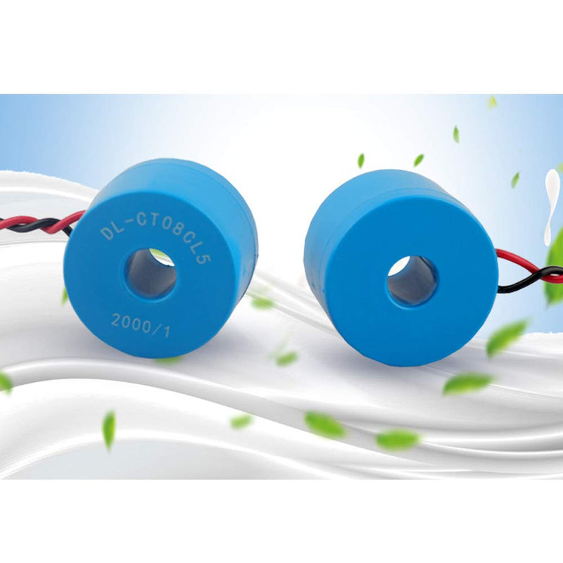 Comimark 2Pcs DL-CT08CL5-20A/10mA 2000/1 0~120A Micro Current Transformer