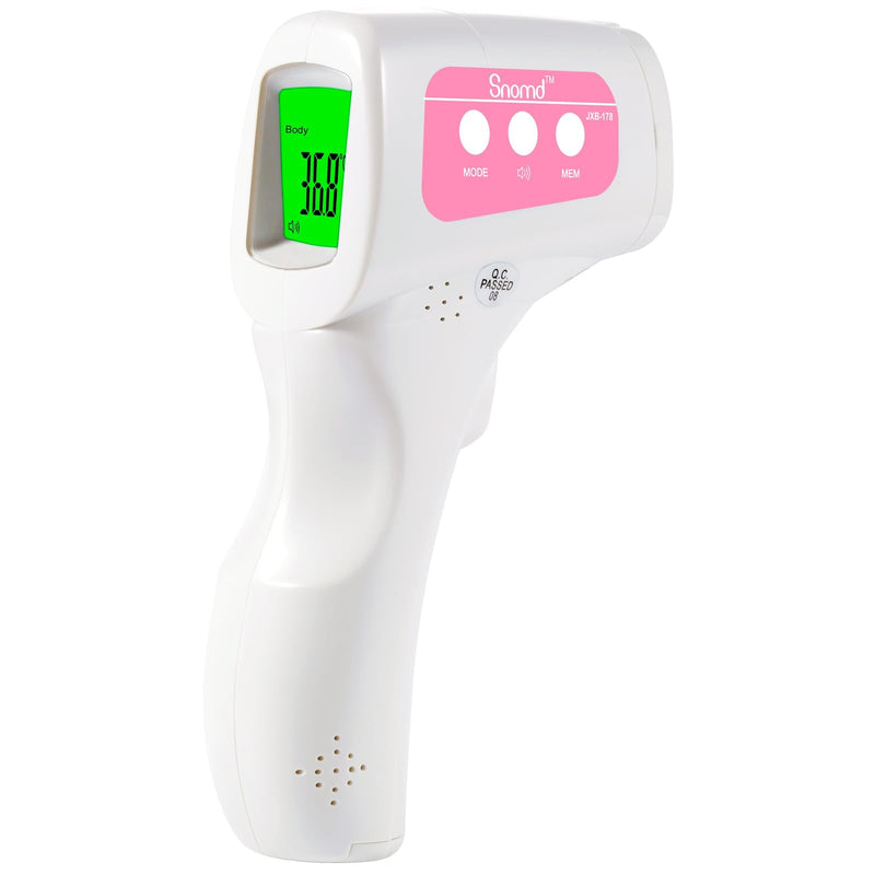 Snomd Non Contact Infrared Forehead Thermometer for Adults and Kids No-Touch Digital Thermometer 3 in 1 for Fever Thermometer Temperature Gun for Baby