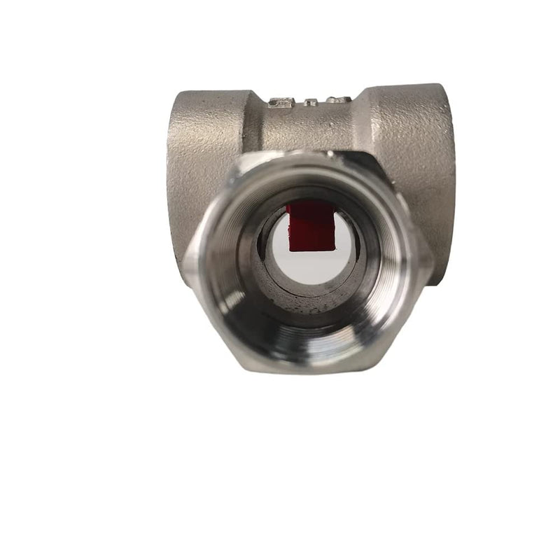 1/4" 3/8" 1/2" 3/4" 1" 1-1/2" 2" BSPT Female 304 Stainless Window Sight Glass Flow Indicator With Impeller (3/4" DN20) 3/4" DN20
