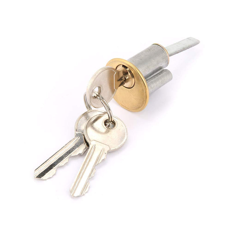 Heavy Duty Dead Bolt Lock with Keys Front Door Security Lock Nightlatch Red Finish for Wooden and Iron Doors