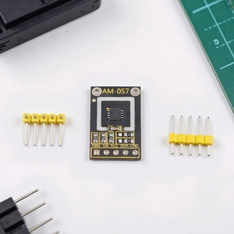 MAX30205 Temperature Sensor Module - 2.7‑3.3V High Accuracy 0.1°C I2C Interface for Body Temperature Monitoring and Wearable Health Devices