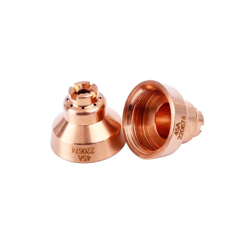 10Pcs 220674 Shield Hand Drag for Hypertherm PMX 45 T45V | Plasma Cutting Torch Consumables