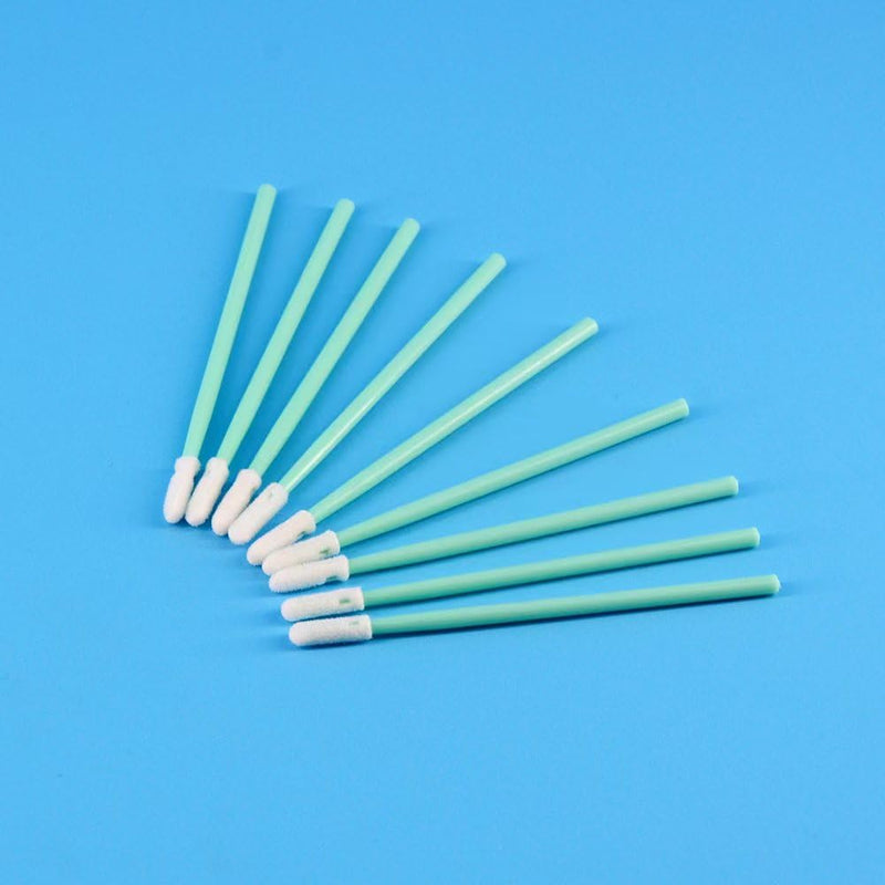 Cleaning Foam Swab Anti-Static Lint-Free 2.5mm Fiber Optic Connector Cleaning Tools for FC/SC/ST, 500pcs/bag 500