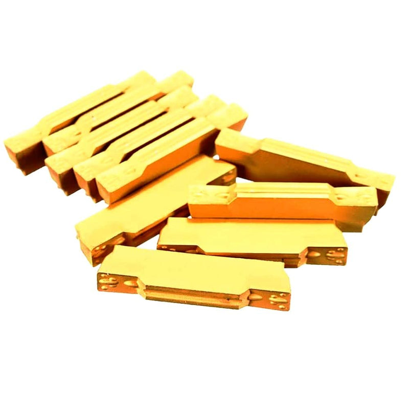 20pcs MGMN300-M Carbide Grooving Inserts, CNC Carbide Turning Inserts Lathe Inserts Cutters for MGEHR/MGIVR Lathe Holders