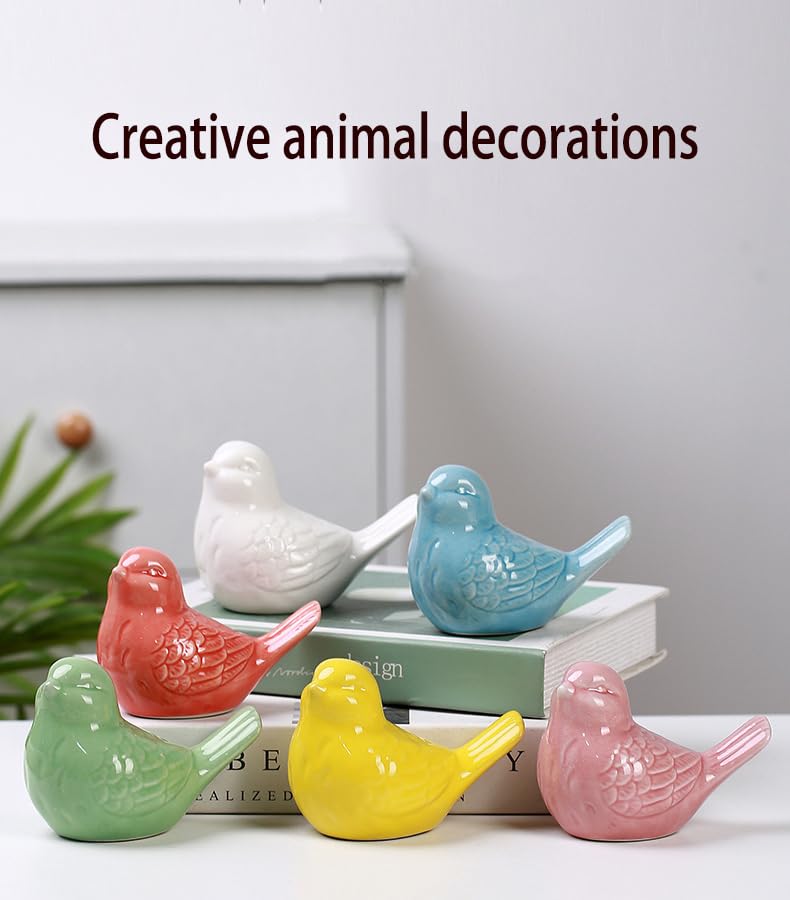 2 Pcs Ceramic Bird Toilet Floor Bolt Caps,Cute Bird Toilet Screw Caps Decorative,Toilet Bolt Figurine,Toilet Bowl Cap Covers,Decorative Bathroom Toilet Bolt Easy Installation (Bird-White) Bird-White