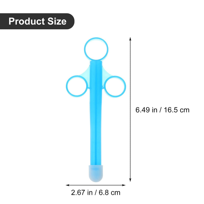 Healifty Lube Applicator Syringe 2Pcs Personal Lubricant Applicator with Smooth Rounded Cap Lube Applicator Syringe with Precise Scales Applied for Women, Men & Couples