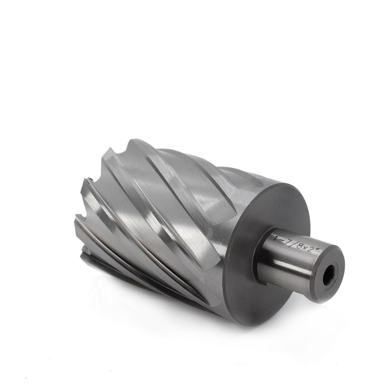 OSCARBIDE 1-7/8" x 2" HSS Annular Cutter 3/4" Weldon Shank Mag Drill Bit | 2 Flat Shank | 1-7/8"Cutting Diameter | 2"Cutting Depth | Burr-Free Holes | Rapid Chip Removal | Precision Ground Edges