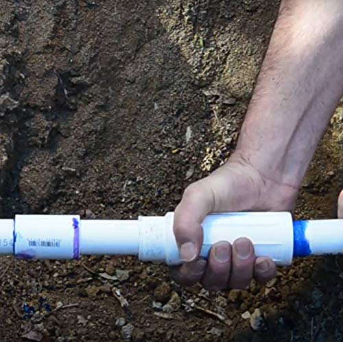 NDS 118-07 Pro-Span PVC Expansion Repair Coupling, For Broken or Cracked In-Ground PVC Pipes, 3/4-Inch IPS Slip X Spigot, White