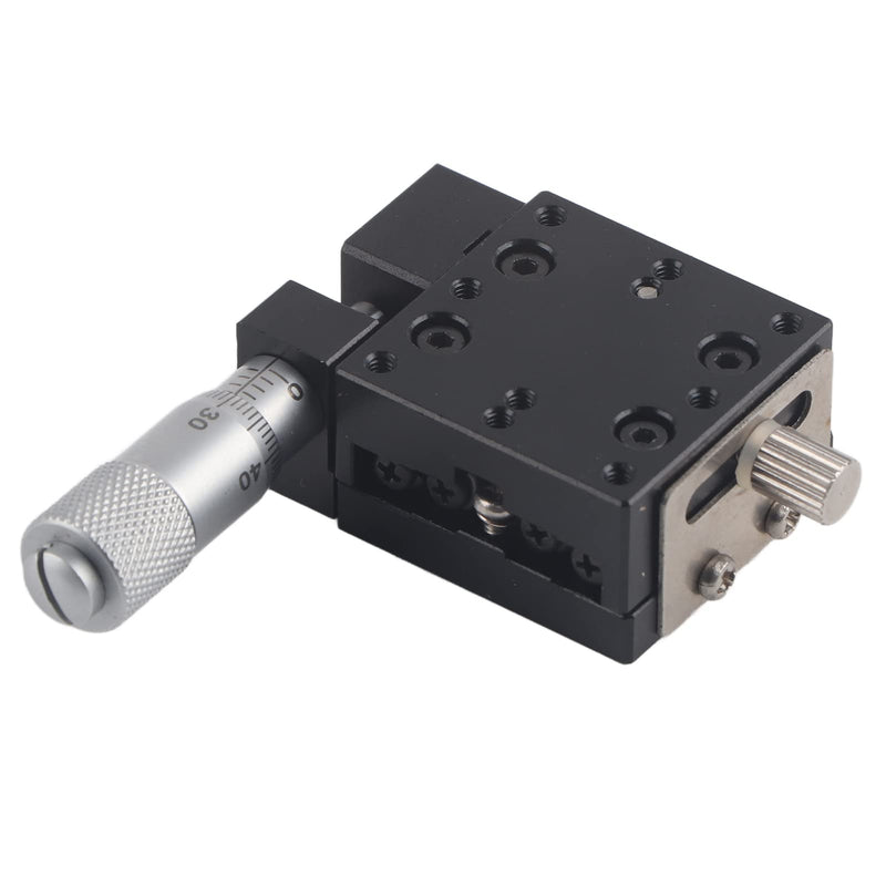 Walfront SEMX25-AS X Micrometer Linear Stages Manual Precision Linear Stage 25 * 25mm Fine-Tuning Cross Roller, Knives and Accessories